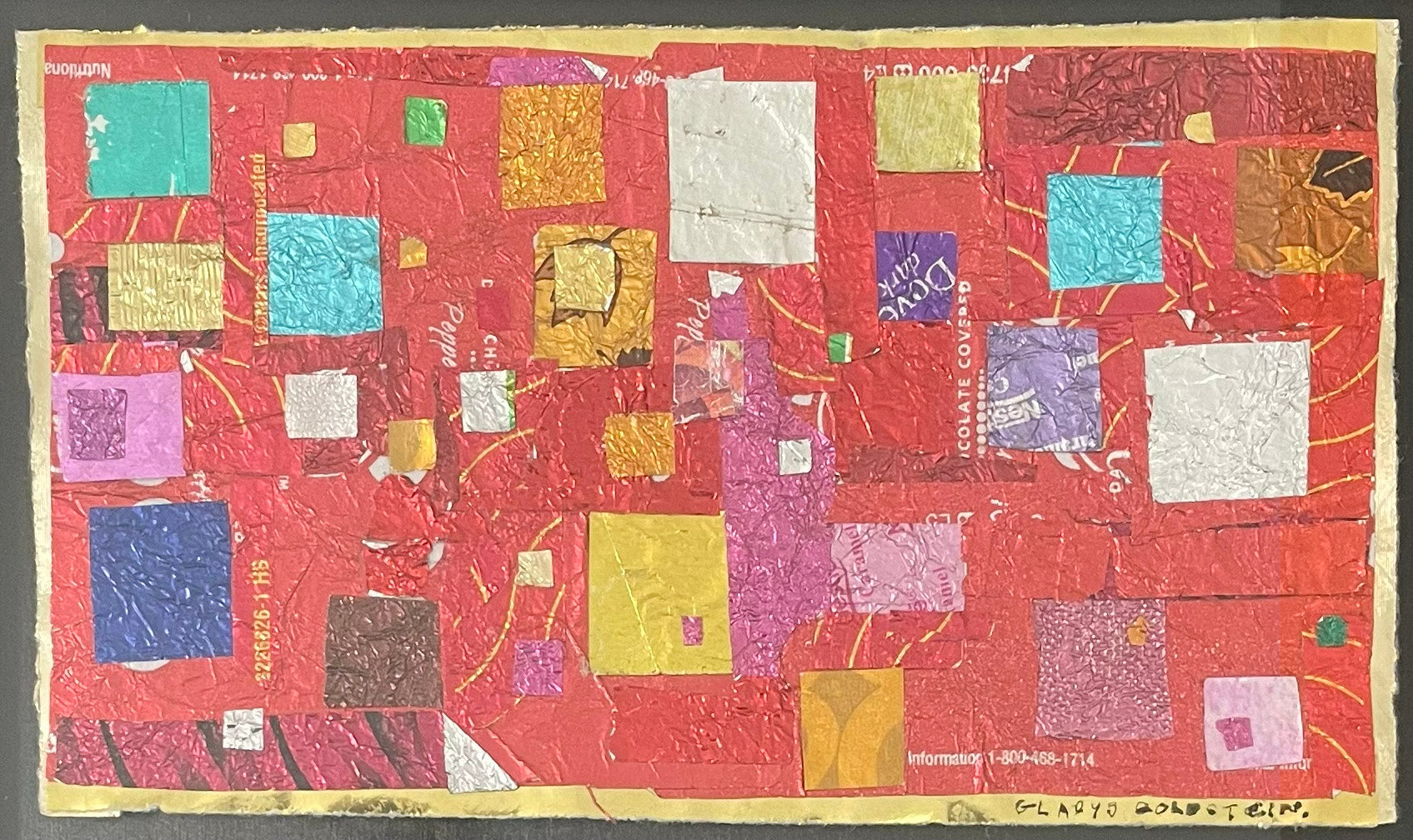 Abstract artwork closeup image. 